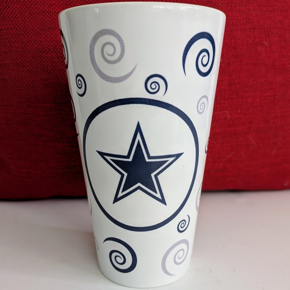 Dallas Cowboys Mug With Star Coffee Cup NFL Football Blue White /B605